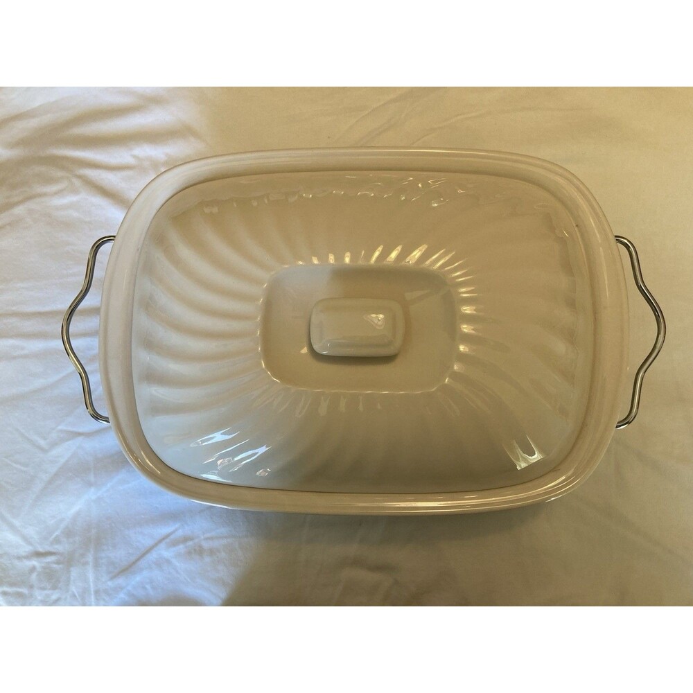 Siena By Godinger Rectangular Casserole Dish w/ Lid | 11.5”l x 8”w x 1.75”h